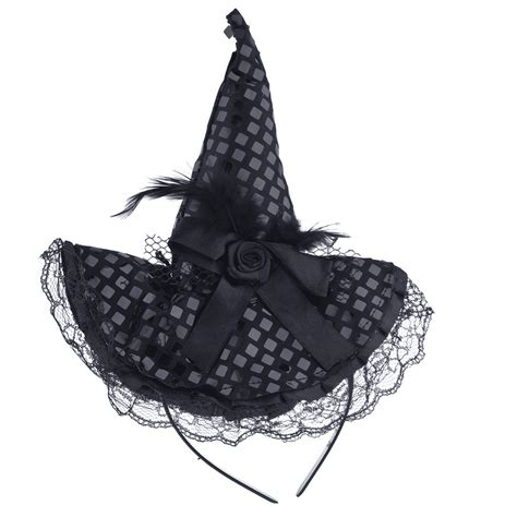 Shadowy lace witch hat